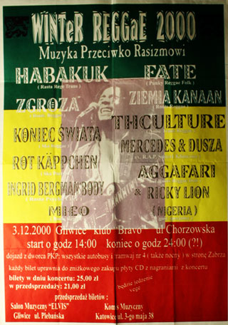 Concert THCulture on Winter Reggae 2000