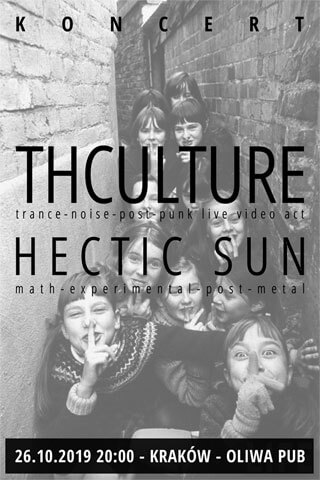Concert THCulture + Hectic Sun - Kraków - Oliwa Pub - 26.10.2019