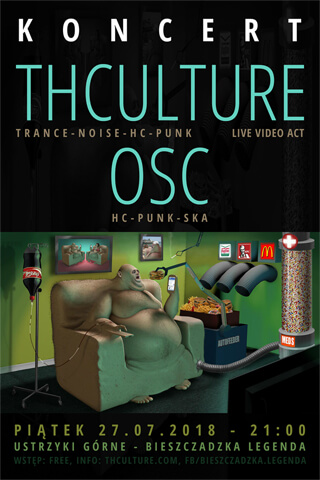 Concert THCulture and OSC - Ustrzyki Górne - BIESZCZADZKA LEGENDA - 27.07.2018