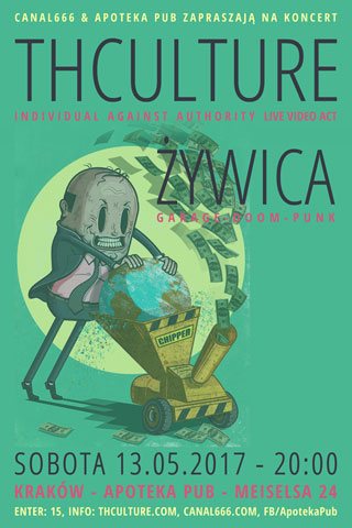 Koncert THCulture i Żywica - Kraków APOTEKA PUB - 13.05.2017