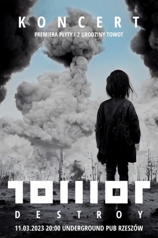 Premiera płyty TOWOT destroy Rzeszów Underground Pub 11.03.2022