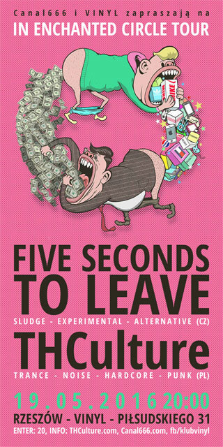 THCulture i Five Seconds To Leave - In Enchanted Circle Tour - Rzeszów VINYL - 19.05.2016